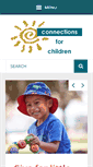 Mobile Screenshot of connectionsforchildren.org